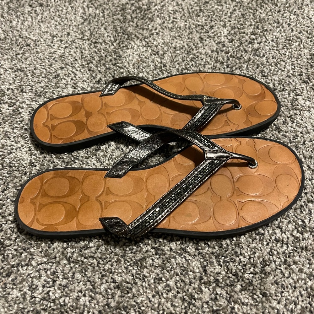 Coach leather Laurel sandal